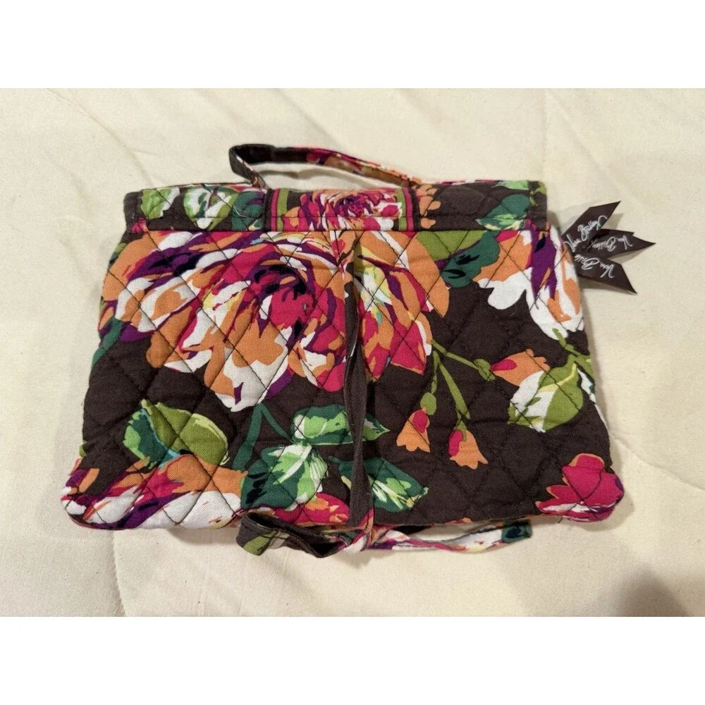 Vera Bradley jewelry folio envelope clutch in English Rose EUC